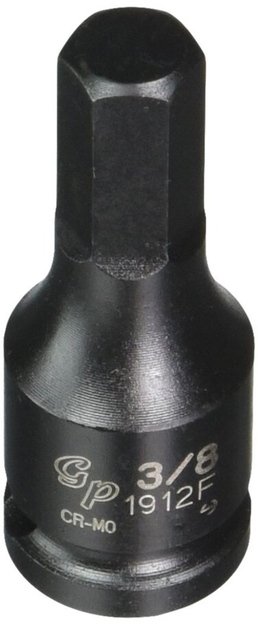 Grey Pneumatic (1912F) 3/8" Drive x 3/8" Hex Driver Socket