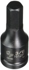 Grey Pneumatic (1912F) 3/8" Drive x 3/8" Hex Driver Socket