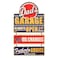 Dad's Garage Linked and Embossed Metal Sign - Vintage Garage Sign for Dad - Great Gift Idea