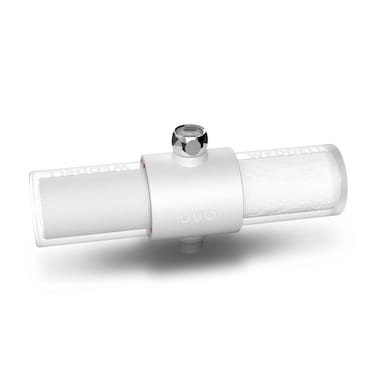 Weddell Duo Shower Filter - NSF Certified Shower Filter, High Pressure Activated Carbon Filter, Removes Chlorine, PFAS &amp; Particulates, Clinically Tested For Healthier Skin &amp; Hair (Single Pack, White)