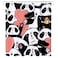 AO BLARE Panda Shower Curtain Cartoon Cute Panda Pink Love Heart Heart Shower Curtain Set with Hooks 72x72Inch