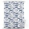 Blue Fish Shower Curtain Abstract Fish Oriental Artistic Print White Background Waterproof Fabric Bathroom Decor Bath Curtain with Hooks 72x72 inch