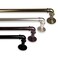 Rod Desyne BOT100-289 1 inch Blackout Curtain Rod, 28-48", Bronze