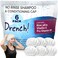 Drench No Water Rinse Free Shampoo Caps 6 packs - Waterless Shampoo and Conditioner - Dry Hair Wash Caps for Bedridden - Contains Aloe Vera, Vitamin E and Provitamin B5 - Dementia products for elderly