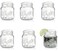 Palais Glassware Palais 'Shots' Mason Jar Shot Glasses - Mini Shot Glass Cups - Holds 2.4 Oz - Set of 6 (Clear)
