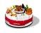 Nostalgia Gameday Heated Slow Cooker and Lazy Susan Serving Set for Parties, Fondue Pot for Dips and Nachos, Red/White