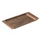KINTO Sepia 21743 Non-Slip Tray, 14.2 x 7.1 inches (360 x 180 mm), Walnut, Wood