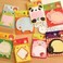 Sticky Notes, 8-Packs Self Sticky Notes in Different Shapes, Creative Self-Stick Notes Colorful Super Sticky Notes, Memo Notes for Students, Home, Office -Easy Post and Use (Animal)