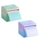 Bagentry 2 Sticky Notes Roll Tape with Pull Out Dispenser Boxes, 512 Sheets Full Adhesive Sticky Notes 1.7 x 2.4 Inch, Self-Stick Memo Pads Sticker Label for Noting Writing (Blue &amp; Green)