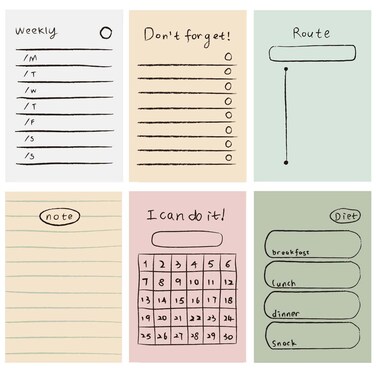 Rose Sticky Notes (to do List)