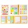 B.T.S. B.T.21 Official Merchandise - Kpop Sticky Memo Note Pad with Photocards, Kawaii Stationery Sets Ideal for School and Office Set - Cute Office Memo Note Pad Supply (Pink)