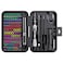 YOYSUN 132 in1 Precision Screwdriver Set in Case with Big Storage Box on Top 108 Bits Magnetic Tip Color-coded Identification of Screwdriver Kits Repair Tool Kit for PC, Glasses, DIY Tool Box Midnight
