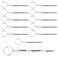 100 Pcs Keychain Eyeglass Screwdriver 3 in 1 Screwdriver Key Eyeglass Screwdriver Eyeglass Screwdriver Repair Kit with Keychain Portable Screwdriver Hand Tools