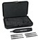 Klein Tools 57032 Screwdriver Set, Made in USA, Torque Screwdriver Kit with Phillips, Slotted, Square Bits, 1/4-Inch Nut Driver, Case Included, 6-Piece