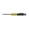 Klein Tools 32613 Multi-Bit Screwdriver, Precision HVAC 3-in-1 Pocket Screwdriver with Phillips, Slotted and Schrader Bits