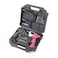 Apollo Tools Lightweight Cordless Screwdriver Set Includes Rechargeable 3.6 Volt Li-ion Screwdriver and 45 Piece Accessory Set in Black Carrying Case- Pink Ribbon- Pink - DT4944P