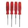 Mayhew Tools 31021 Micro Screwdriver, 4-Piece Set, Red