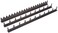 Ernst Screwdriver Rail Set, 20 Tool, Black, (6011-Black)