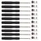 Fixinus 10 Pieces Slotted 2.0mm Flat Head Mini Screwdrivers Set for Cell Phone iPhone Samsung Tablet Laptop PC Games and Small Electronics