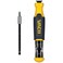 VACO VAC1140 14-in-1 Adjustable Screwdriver, Multi-Bit and Impact Driver, Magnetic, Phillips, Slotted, Square, Standard, Combo, Torx Bits