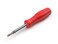 TEKTON 6-in-1 Phillips/Slotted Multi-Bit Driver (#1 x 3/16 in., #2 x 1/4 in., Red)   DMS18010