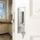 CCJH Sliding Door Lock Invisible Recessed Handle Latch with Keys for Pocket Door Barn Wood Door Interior Privacy Furniture Hardware Silver