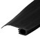 Prime-Line B 716 7/8 in. to 1-1/2 in. x 7 ft. Black Vinyl Sliding Screen Door Weatherstrip (Single Pack)