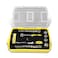 DNA Motoring TOOLS-00036 Home Repair Tool Set - Yellow Magnetic Screwdriver Socket Set w/ABS Protective Case