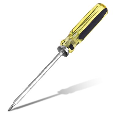 Buspoll small screwdriver with Reversible Magnetic Tips - Adjustable Length -#2 Phillips, Slotted 1/4&acirc;&euro; flat head and Phillips screw driver