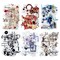 MiyouLuna 60Pcs Lace PET Stickers, Floral Designs for Scrapbooking DIY Crafts Journaling Supplies Junk Journal Ephemera with Storage Organizer