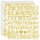 1200 Pcs 15 Sheets Gold Sticker Letters Glitter Alphabet Stickers Small Self Adhesive Waterproof Vinyl Letter Stickers for Scrapbooking Crafts Sign Cup Mailbox Number Home Decor(Gold,1 Inch)