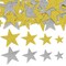300 Pcs Glitter Foam Stickers, BetterJonny Self Adhesive Star Foam Stickers Gold and Silver Two-Color Decorative Foam Sticker DIY Posters, Scrapbooking, Making Cards or Decorating for Party