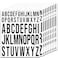 10 Sheets Vinyl Letter Stickers Self Adhesive, 2Inch &amp; 1Inch Large Decals for Mailbox Window Door Sign Address, Scrapbooking, Paper Craft, Outdoor Sign, Stick On Waterproof