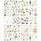 allydrew Washi Scrapbooking Stickers Box Set, Wilderness Animals (20 Sheets)