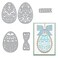 Metal Easter Die Cuts Bow Eggs Embossing Stencil Cutting Dies for Card Making Scrapbooking Paper Craft Album Stamps DIY Easter D&Atilde;&copy;cor