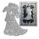Wedding Groom Cutting Dies,Bride Dress Lover Die Cuts Metal Embossing Stencils Template Mould for Card Scrapbooking and DIY Craft Album Paper Card Decor