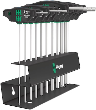 454/10 HF Imperial 2 Screwdrvr T-handle Hex-Plus 10 pcs