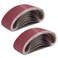 Greenworks 20Pcs 3 * 18 Inch Belt Sander Paper Set, Sanding Belt Pack, Aluminum Oxide Belt Sand Pad, 60/80/120/240 Grit