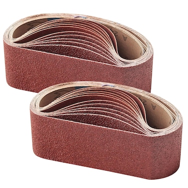 24 PCS 3x21-Inch Sanding Belts 40 Grit Aluminum Oxide Belt Sander Paper