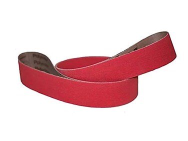 2X72 Performance RED Premium Ceramic VSM Sanding Belts 3 Pack Long Lasting X Weight Backing (120 Grit)