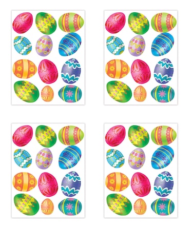 Color Bright Easter Egg Stickers