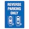 Parking Sign &acirc;&euro;&ldquo; Reverse Parking Only Traffic and Parking Parking Signs Metal Tin Sign 12x16 Inches Caution Danger Safety Security Warning Notice Signs