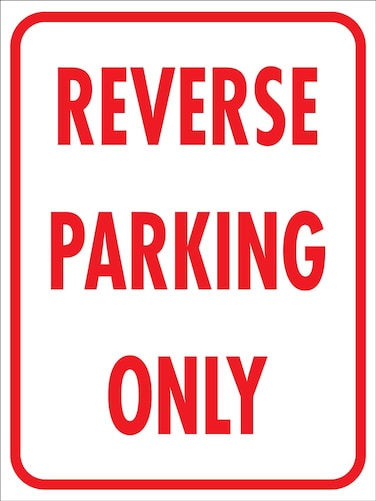 Reverse Parking Only Sign Metal Tin Sign 8x12 Inches Caution Danger Safety Security Warning Notice Signs
