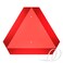 Slow Moving Vehicle Sign Triangle Sign, SMV Sign for Golf Cart, UTV/ATV/RTV, Tractor&amp;Farm equipment with Reflective - 14"x16"80-mil Thick Plastic, Up to 7 Years Outdoor - Include Screws &amp; Zip Ties (1