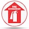 TRADESAFE Fire Extinguisher Anti-Slip Floor Sticker - Fire Extinguisher Sign, Peel and Stick Adhesive Vinyl Sign, ANSI-Compliant, 17&acirc;&euro; Diameter Round Sticker