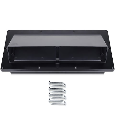 Camp&#39;N RV Stove Vent Cover (Black) RV Range Vent Cover - RV Range Vent Exterior Cover for RV Range Hood Exhaust Vent Cover for Outside/Exterior Camper Side Vent - RV Microwave Vent Cover