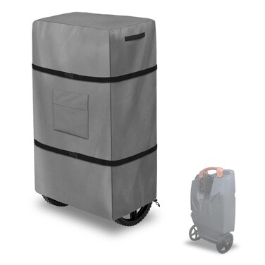 Krismile RV Tote Tank Cover,Heavy Duty Waterproof Portable RV Tote Tank Cover,for 28-36 Gallon Portable RV Tote Tanks. (Only Cover,Grey)