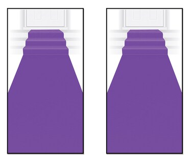 Purple Carpet Sidewalk Runner Pack of 2