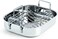 Cooks Standard 14-Inch by 12-Inch Stainless Steel Roaster with Rack, Rectangular