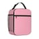 TEIKKIOP Light Pink Lunch Bag Reusable Lunch Box Insulated Cooler Tote Bags Lunchbox for Women Kids Teens Girls Boys School Work Office Picnic